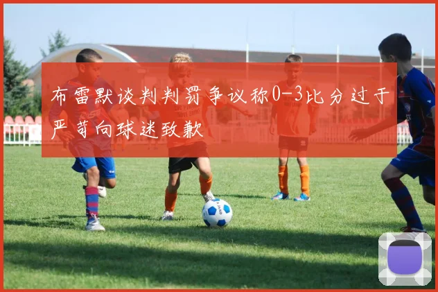 布雷默谈判判罚争议称0-3比分过于严苛向球迷致歉